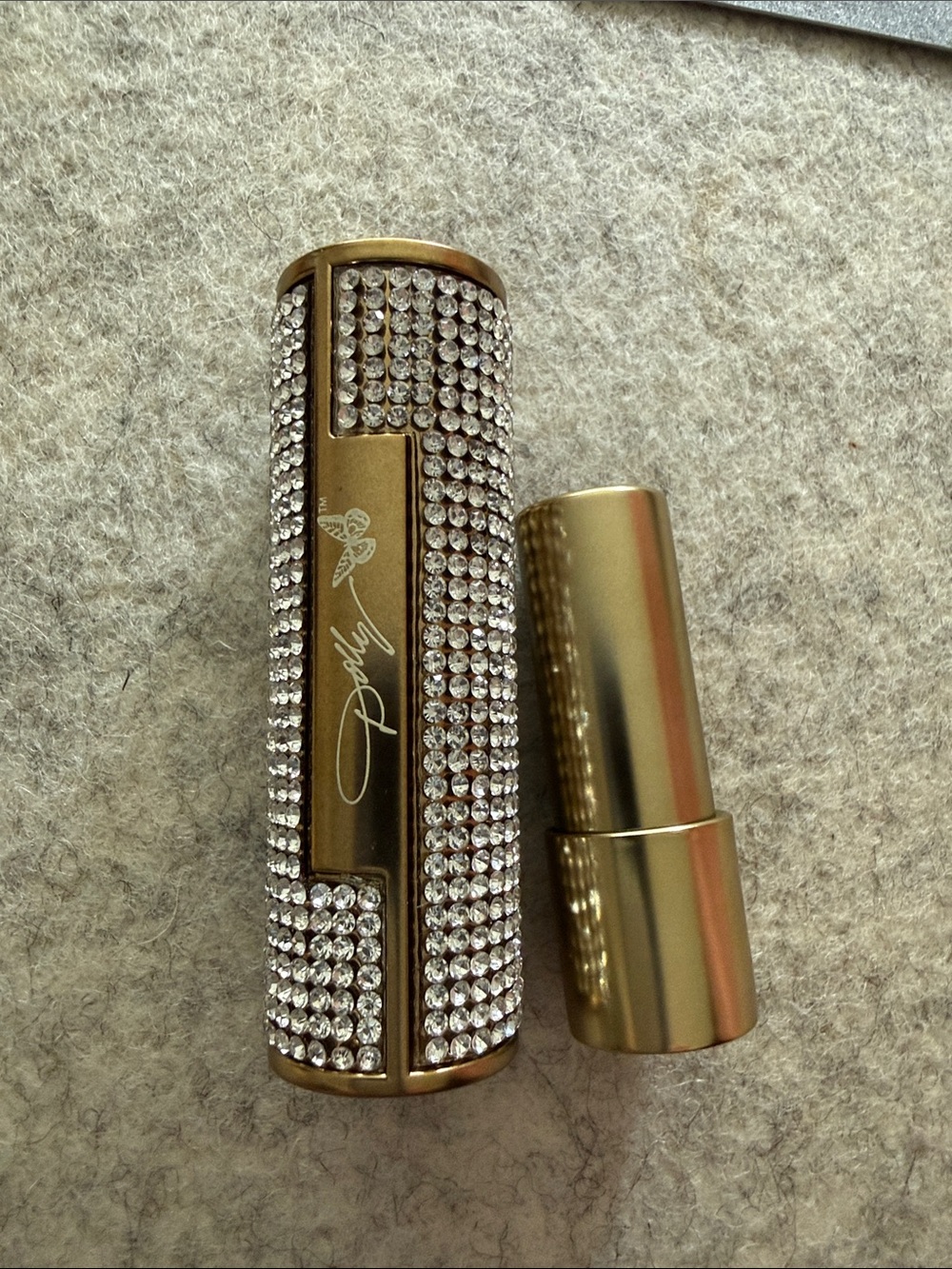 Dollcake Heaven's Kiss Lipstick - Pink Lemonade (Gold jeweled tube) - Picture 3 of 3